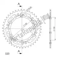 SU6245343G, Supersprox, Ktw arrière furtif 43t, or, 520    , Nouveau