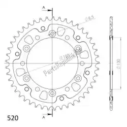 Here you can order the ktw rear stealth 45t, gold, 520 from Supersprox, with part number SU6245345G: