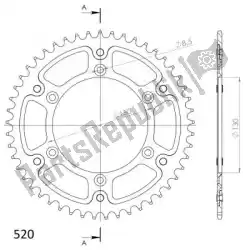 Here you can order the ktw rear alu 48t, black, 520 from Supersprox, with part number SU224548B: