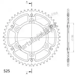 SUPERSPROX SU630049G ktw rear stealth 49t, gold, 525 - Bottom side