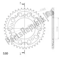 SU630241B, Supersprox, Ktw ty? stealth 41t, czarny, 530    , Nowy