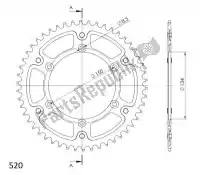 SU646050B, Supersprox, Ktw sigilo trasero 50t, negro, 520    , Nuevo