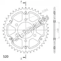 SU647843D, Supersprox, Ktw traseira furtiva 43t, azul, 520    , Novo