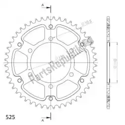 Aquí puede pedir ktw trasero aluminio 45t, negro, 525 de Supersprox , con el número de pieza SU248045B: