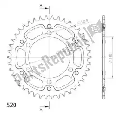 ktw rear alu 41t, gold, 520 van Supersprox, met onderdeel nummer SU248641G, bestel je hier online: