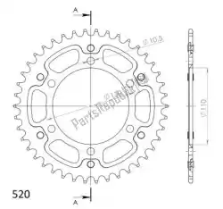 Qui puoi ordinare ktw posteriore stealth 42t, rosso, 520 da Supersprox , con numero parte SU648642R: