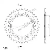 SU649938G, Supersprox, Ktw posteriore stealth 38t, oro, 530    , Nuovo