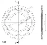 SU649946B, Supersprox, Ktw rear stealth 46t, black, 530    , New