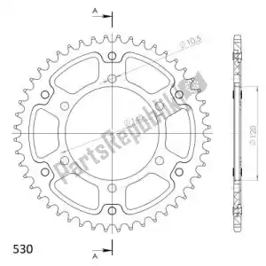 SUPERSPROX SU649948B ktw posteriore stealth 48t, nero, 530 - Il fondo