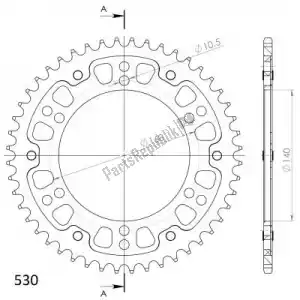 SUPERSPROX SU650248G ktw posteriore stealth 48t, oro, 530 - Il fondo