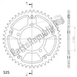 Qui puoi ordinare ktw posteriore alu 44t, nero, 525 da Supersprox , con numero parte SU270244B: