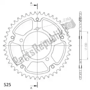 SUPERSPROX SU670244B ktw rear stealth 44t, black, 525 - Bottom side