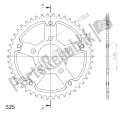 Here you can order the ktw rear stealth 45t, gold, 525 from Supersprox, with part number SU672745G: