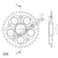 SU673636B, Supersprox, Ktw rear stealth 36t, black, 525    , New