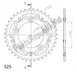 Qui puoi ordinare ktw stealth posteriore 39t, oro, 525 da Supersprox , con numero parte SU674439G: