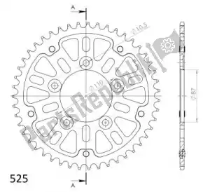 SUPERSPROX SU680745D ktw rear stealth 45t, blue, 525 - Bottom side