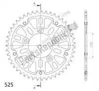 SU280746B, Supersprox, Ktw trasero aluminio 46t, negro, 525    , Nuevo