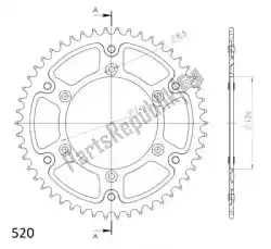 Here you can order the ktw rear alu 49t, gold, 520 from Supersprox, with part number SU280849G: