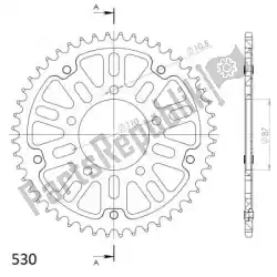 Aquí puede pedir ktw sigilo trasero 48t, azul, 530 de Supersprox , con el número de pieza SU682948D: