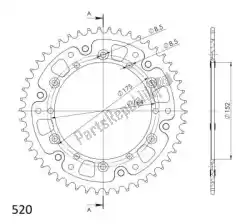 Ici, vous pouvez commander le ktw arrière furtif 51t, or, 520 auprès de Supersprox , avec le numéro de pièce SU685351G: