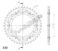 SU685940G, Supersprox, Ktw rear stealth 40t, gold, 530    , New