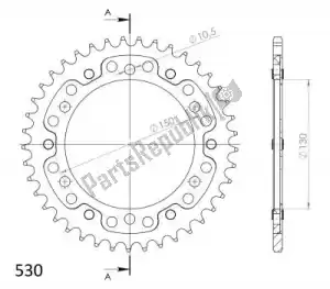 SUPERSPROX SU685940G ktw arrière furtif 40t, or, 530 - La partie au fond