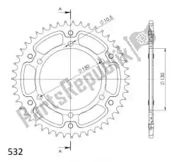 Here you can order the ktw rear stealth 46t, gold 532 from Supersprox, with part number SU686646G: