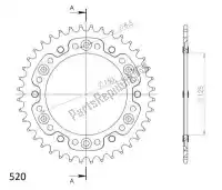 SU699039G, Supersprox, Ktw rear stealth 39t, gold, 520    , New