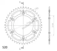 SU699046G, Supersprox, Ktw rear stealth 46t, gold, 520    , New
