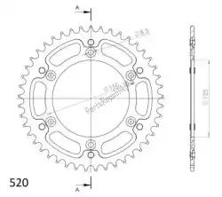 Qui puoi ordinare ktw posteriore stealth 46t, nero, 520 da Supersprox , con numero parte SU699046B: