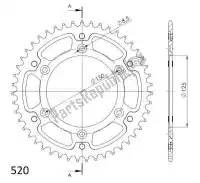 SU699047B, Supersprox, Ktw rear stealth 47t, black, 520    , New