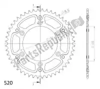 SU299048O, Supersprox, Ktw ty? alu 48t pomara?czowy 520    , Nowy