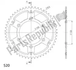 Qui puoi ordinare ktw posteriore stealth 53t, blu, 520 da Supersprox , con numero parte SU699053D: