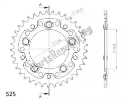 Here you can order the ktw rear stealth 37t, gold, 525 from Supersprox, with part number SU699137G: