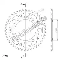 SU2130343D, Supersprox, Ktw posteriore alu 43t, blu, 520    , Nuovo