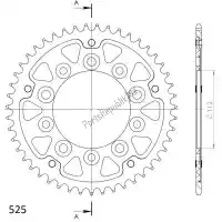 SU6130447G, Supersprox, Ktw rear stealth 47t, gold, 525    , New