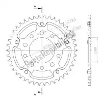 SU6133441G, Supersprox, Ktw traseira furtiva 41t, ouro, 530    , Novo