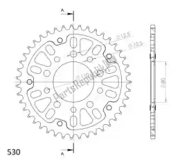 Qui puoi ordinare ktw posteriore stealth 43t, oro, 530 da Supersprox , con numero parte SU6133443G: