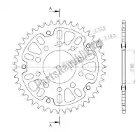 SU6133444G, Supersprox, Ktw rear stealth 44t, gold, 530    , New