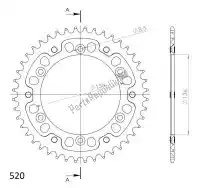 SU6151244B, Supersprox, Ktw posteriore stealth 44t, nero, 520    , Nuovo