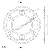SU6151250D, Supersprox, Ktw rear stealth 50t, blue, 520    , New
