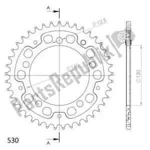 SUPERSPROX SU6179741G ktw rear stealth 41t, gold, 530 - Bottom side