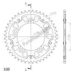 Qui puoi ordinare ktw posteriore stealth 43t, nero, 530 da Supersprox , con numero parte SU6180043B: