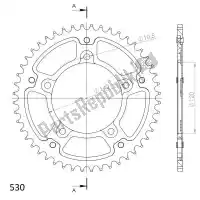 SU2180045B, Supersprox, Ktw trasero aluminio 45t, negro, 530    , Nuevo