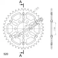 SU6182640B, Supersprox, Ktw arrière furtif 40t, noir, 520    , Nouveau