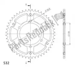 Qui puoi ordinare ktw posteriore alu 48t, nero, 532 da Supersprox , con numero parte SU2187548B: