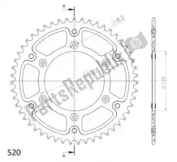 Here you can order the ktw rear alu 50t, red, 520 from Supersprox, with part number SU2800050R: