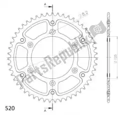 Here you can order the ktw rear stealth 51t, gold, 520 from Supersprox, with part number SU6800051G: