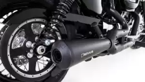 REMUS 017752282018 exh set custom stainless steel black eec - Upper side