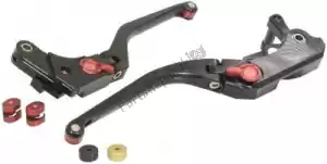 GILLES 31869016 lever brake maximum performance, black - Bottom side